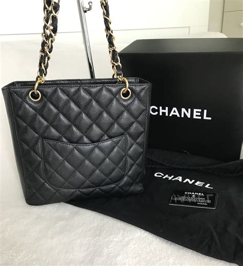 pst chanel|chanel pst petite shopping tote.